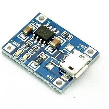 TP4056 Pil Şarj Modülü Micro USB Arduino Raspberry PIC