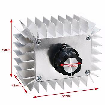 AC 220V 5000W Motor Dimmer Hz Kontrol Kart