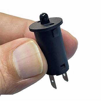 Ters Kapak Switch Normalde Kapal Kontak 12mm IC-187A Siyah 1 Adet