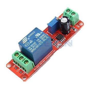 Arduino NE555 5V letim Gecikmeli Rle Modl Zaman Ayarl