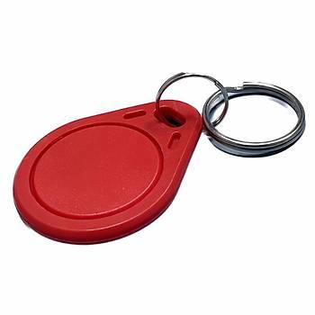 125 Khz Manyetik RFID Tag Göstergeç Anahtarlık 1 Adet Kırmızı