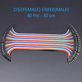Jumper Kablo (Dişi-Erkek) (F2M) 40 Pin 30 cm