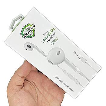 Type-C Universal Girili Kablolu Kulakii Kulaklk