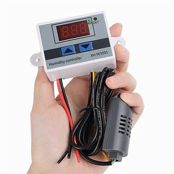 XH-W3005 Dijital Nem Kontrol Cihaz Kuluka Termostat 220V 1500W