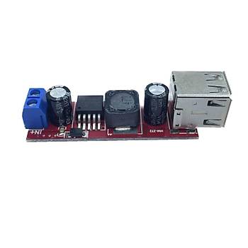 LM2596 Dual 5V-3A ift USB kl Voltaj Drc Reglatr 