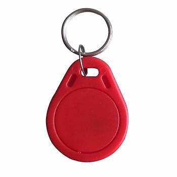 125 Khz Manyetik RFID Tag Gsterge Anahtarlk 1 Adet Krmz