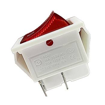 IC-104B Geni Ikl Anahtar On-Off Beyaz Kasa 