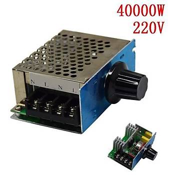 4000W Dimmer Voltaj Reglatr Motor Hz Kontrol Devresi