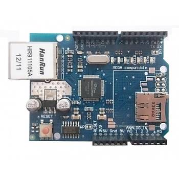 Arduino W5100 Ethernet Shield + SD Kart Okuyuculu