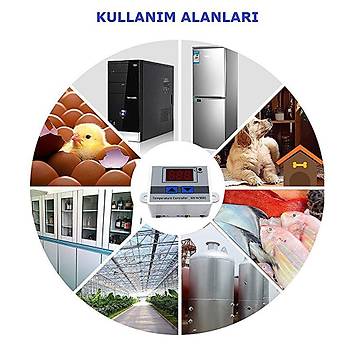 XH-W3002 220V AC Dijital Ayarl Termostat 1500W