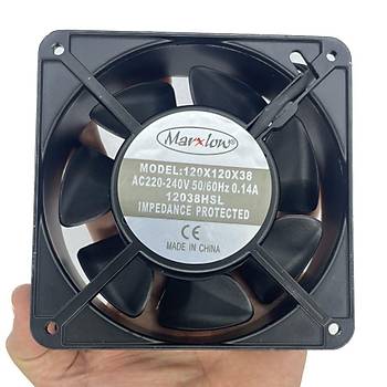 120x120x38mm 220V AC Kare Fan