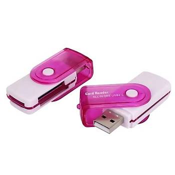USB 2.0 oklu Harici SD-MMC Kart Okuyucu SD Card Reader
