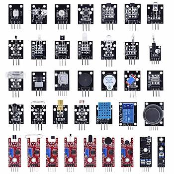 Arduino Uyumlu Sensr Modl Seti-Sensor Kit 37 Para Kutulu