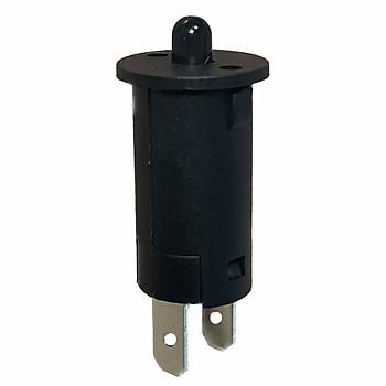 Ters Kapak Switch Normalde Kapal Kontak 12mm IC-187A Siyah 1 Adet