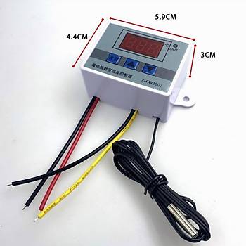 XH-W3002 220V AC Dijital Ayarl Termostat 1500W