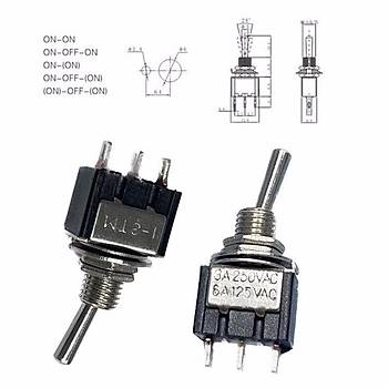 IC-139 3 Ayak Toggle Switch Anahtar On-Off MTS-102