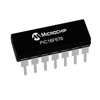 PIC16F676 I/P PDIP-14 8-Bit 20 MHz Mikrodenetleyici