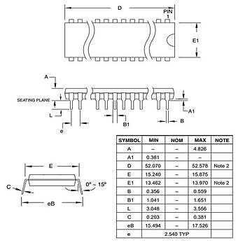 ATMEGA32A-PU 8-Bit 16MHz Mikrodenetleyici DIP-40