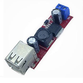 LM2596 Dual 5V-3A ift USB kl Voltaj Drc Reglatr 