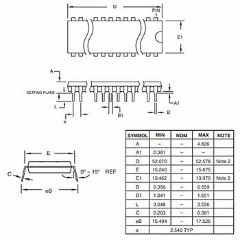AT89S51-24PU 8-Bit 24MHz Mikrodenetleyici DIP-40