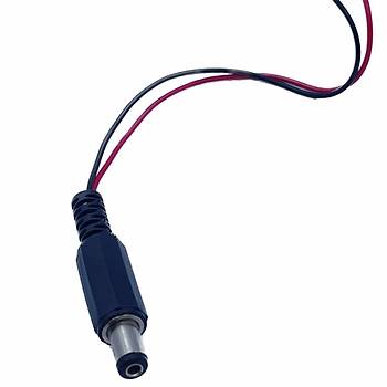 2.1 mm Kablolu Erkek Jak - Jack Adaptr Fi  15 cm 1 Adet