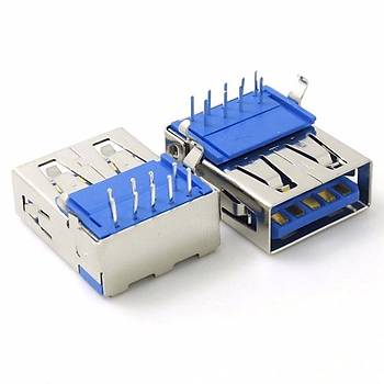 USB Type A Dii Soketi - Female 3.0 Usb Connector