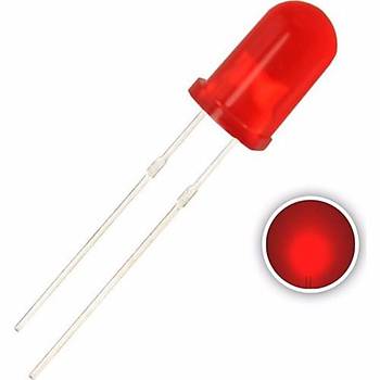 5mm Led Krmz Diyot Diffused 1 Adet