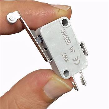 Micro (Mikro) Switch Makaral Uzun KW7 IC-171 3A 250VAC 1 Adet