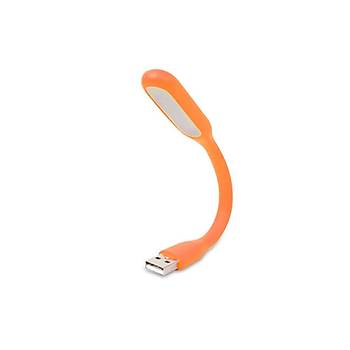 USB Led Ik Esnek Okuma Lamba - Turuncu