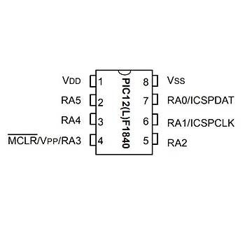 PIC12F1840 I/SN SMD SOIC-8 8-Bit 32MHz Mikrodenetleyici