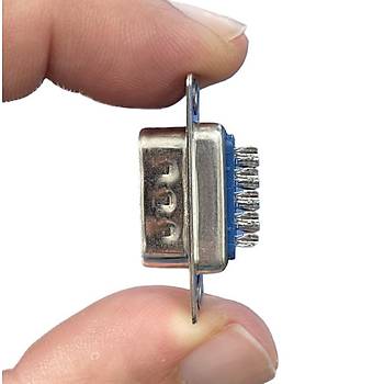 9 Pin (DB9) Erkek Konnektr D-Sub Lehim Tipi 1 Adet