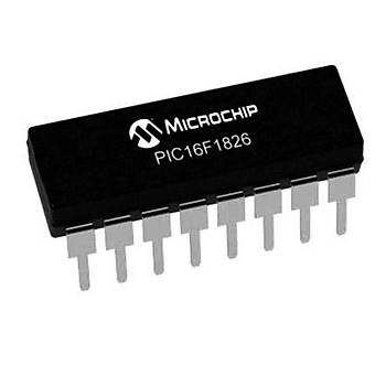 PIC16F1826-I/P PDIP-18 8-Bit 32MHz Mikrodenetleyici