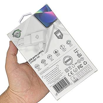 Micro USB Kablo Ve Adaptr 3.0A Hzl arj Aleti