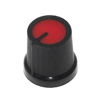 Pot Başlığı - Potansiyometre Düğmesi (Kırmızı)