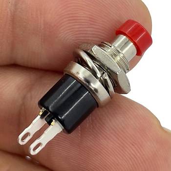 IC-177 Krmz Diyafon Mini Buton 7mm PBS-105