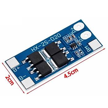 2S 13A BMS 18650 Lityum Pil arj Koruma Devresi