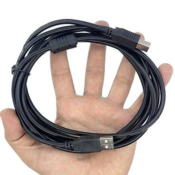 USB 2.0B Yazc Printer Balant Kablosu 3m