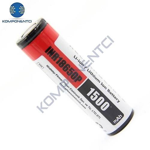 Orion 18650p 3.7V 1500mAh 15C �arj Edilebilir Li-ion Pil