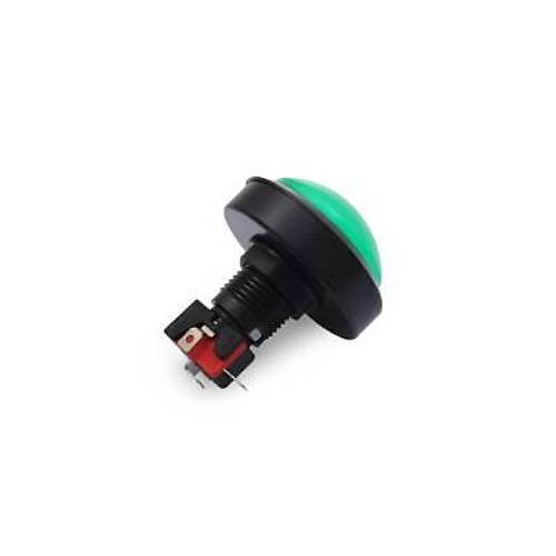 60mm 12V Bombeli I��kl� Oyun Makinesi Butonu - Ye�il