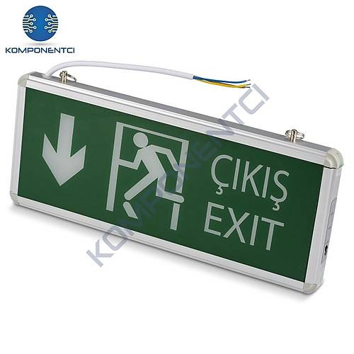 Noas 3W A�a�� �ift Y�nl� Exit Led Acil ��k�� Armat�r�