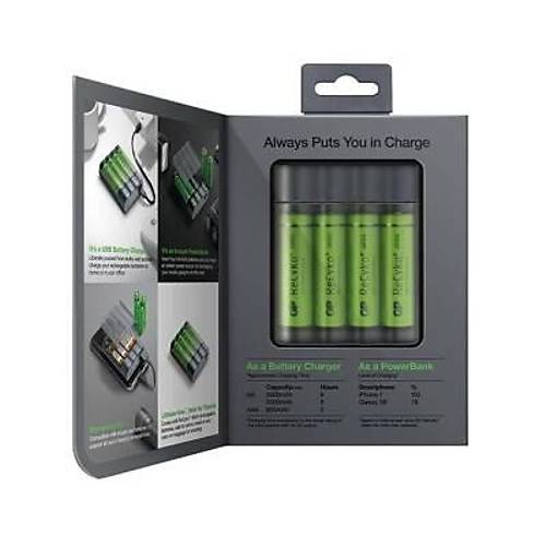 GP X411 4x2600mAh USB �arj Cihaz� ve Powerbank