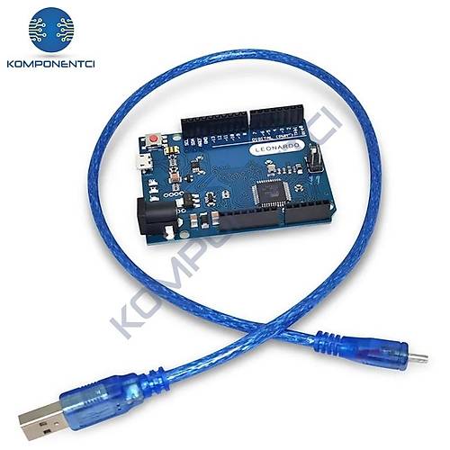 Arduino Leonardo R3 Klon + USB Kablo