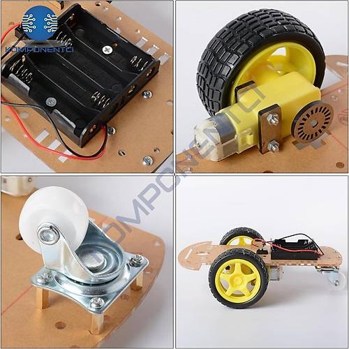 2WD Robot Araba Kiti