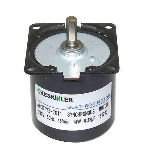 60-KTYZ 15 RPM 14W AC Senkron Motor | Komponentci