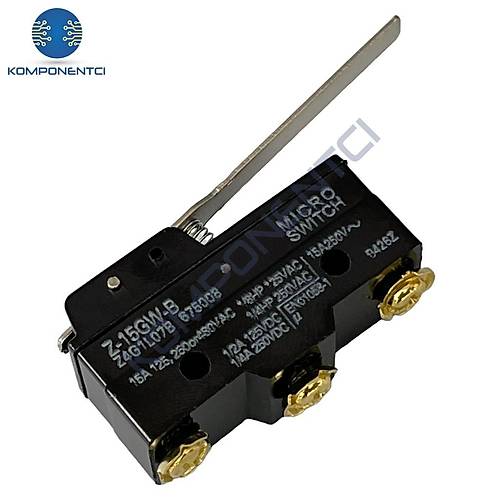 LMZ15-GW-B Uzun Paletli Mikro Switch