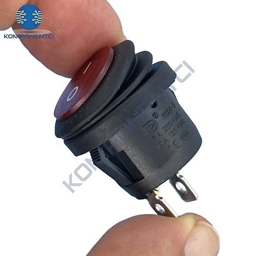 IC-133W Su Geirmez Yuvarlak Iksz Anahtar On-Off 2P