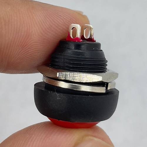 IC-184 Plastik Push Buton 12mm K�rm�z� PBS-33B