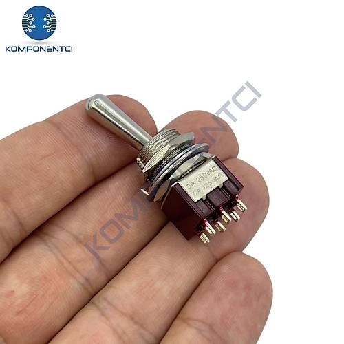 IC-148G Toggle Switch On-Off 12mm 6P MTS-202L