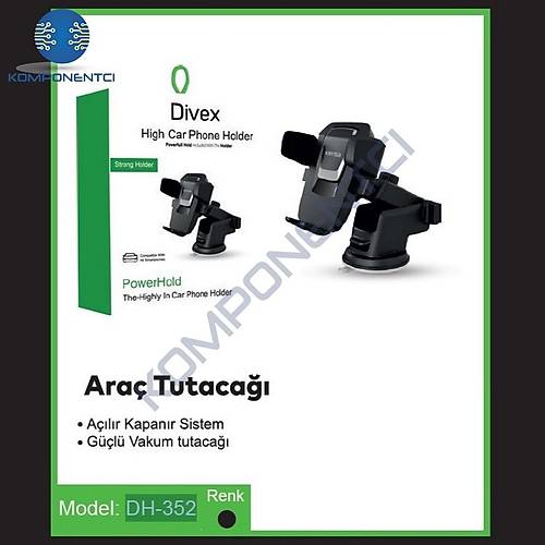 Divex Ara� ��i Vantuzlu D�nebilen Telefon Tutaca�� DH-352