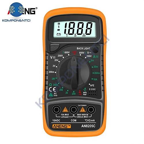 Aneng AN8205C Dijital Multimetre (Sar�)